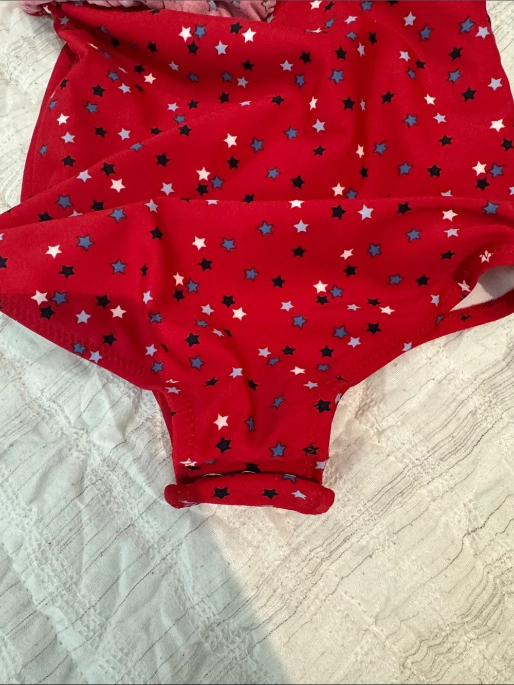 OshKosh B'gosh Red Star-Trim One-Piece Swimsuit